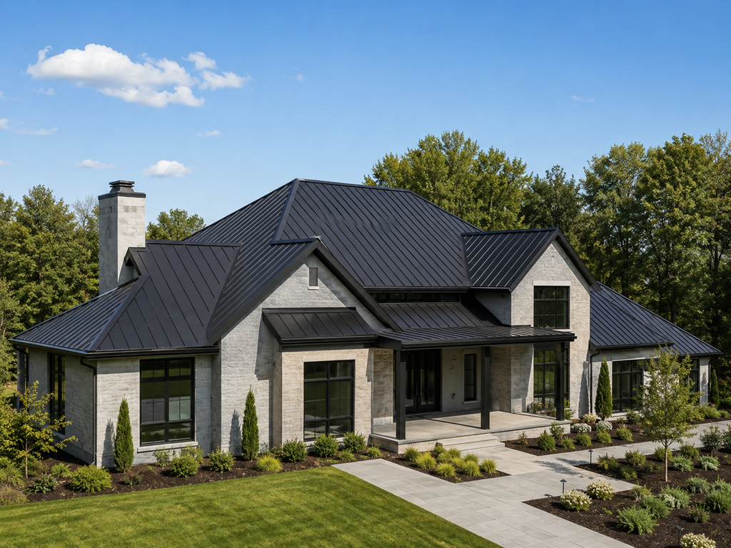 Standing Seam Metal Roof for a Golden Foothills Home
